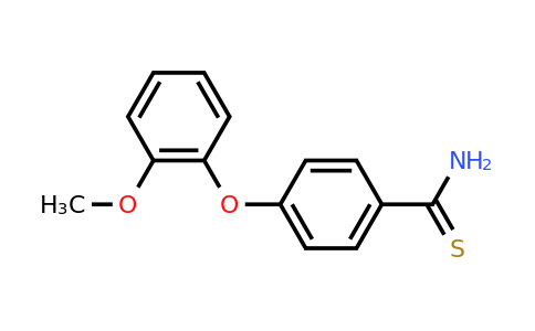 CAS 938364-43-3 | 4-(2-Methoxyphenoxy)benzene-1-carbothioamide