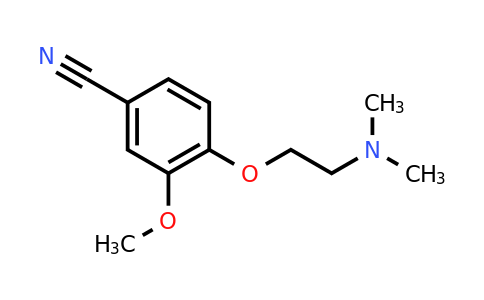 CAS 938368-56-0 | 4-[2-(Dimethylamino)ethoxy]-3-methoxybenzonitrile
