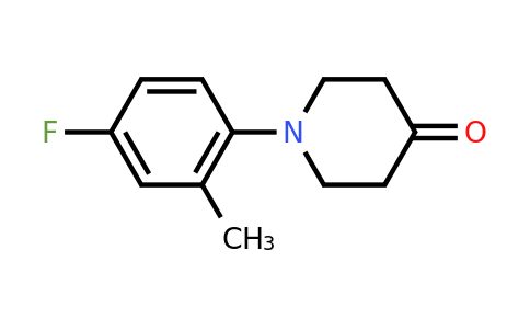 CAS 938458-77-6 | 1-(4-Fluoro-2-methylphenyl)piperidin-4-one