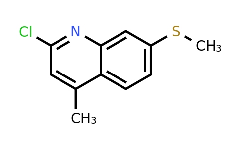 CAS 938459-19-9 | 2-Chloro-4-methyl-7-(methylthio)quinoline