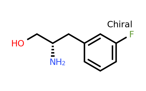 CAS 938462-29-4 | (S)-2-Amino-3-(3-fluorophenyl)propan-1-ol