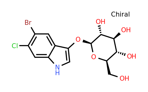 CAS 93863-89-9 | (2S,3R,4S,5S,6R)-2-((5-Bromo-6-chloro-1H-indol-3-yl)oxy)-6-(hydroxymethyl)tetrahydro-2H-pyran-3,4,5-triol