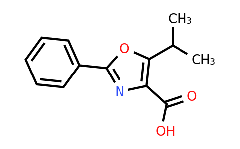 CAS 939376-87-1 | 2-Phenyl-5-(propan-2-yl)-1,3-oxazole-4-carboxylic acid