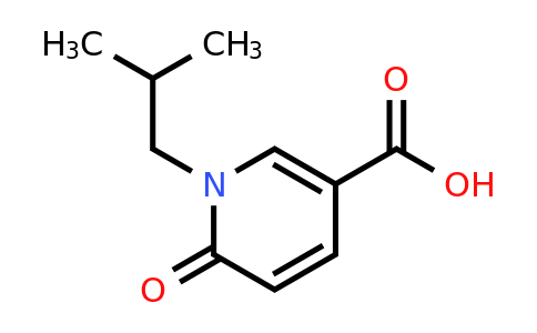 CAS 939411-30-0 | 1-Isobutyl-6-oxo-1,6-dihydropyridine-3-carboxylic acid