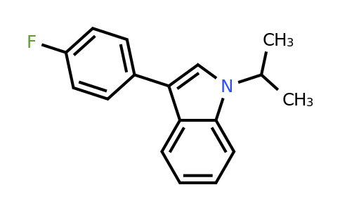 CAS 93957-49-4 | 3-(4-Fluorophenyl)-1-isopropyl-1H-indole