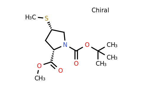 CAS 93967-77-2 | 1-tert-butyl 2-methyl (2S,4S)-4-(methylsulfanyl)pyrrolidine-1,2-dicarboxylate