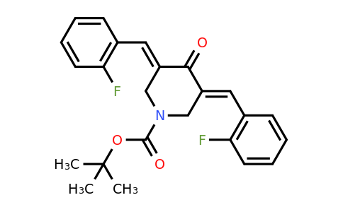 CAS 939681-36-4 | tert-Butyl 3,5-bis(2-fluorobenzylidene)-4-oxopiperidine-1-carboxylate