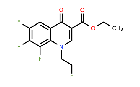 CAS 93969-13-2 | Ethyl 6,7,8-trifluoro-1-(2-fluoroethyl)-4-oxo-1,4-dihydroquinoline-3-carboxylate