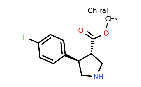 CAS 939758-13-1 | Trans-methyl 4-(4-fluorophenyl)pyrrolidine-3-carboxylate