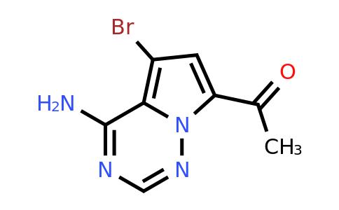 CAS 939968-15-7 | 1-{4-amino-5-bromopyrrolo[2,1-f][1,2,4]triazin-7-yl}ethan-1-one