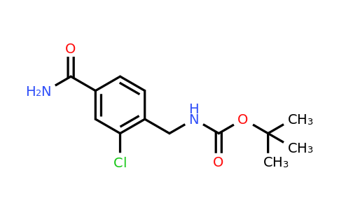 CAS 939980-26-4 | Tert-butyl 4-carbamoyl-2-chlorobenzylcarbamate