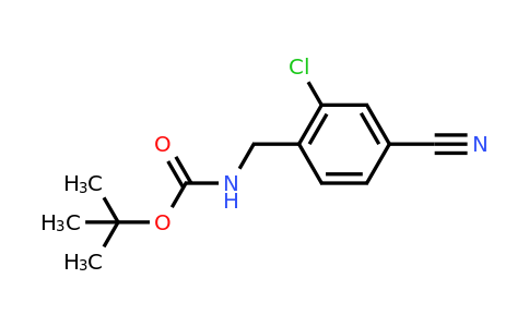 CAS 939980-27-5 | Tert-butyl 2-chloro-4-cyanobenzylcarbamate