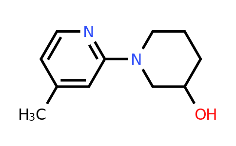CAS 939986-81-9 | 1-(4-Methylpyridin-2-yl)piperidin-3-ol