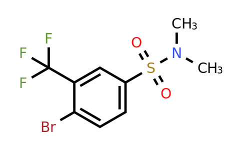 CAS 939989-87-4 | 4-Bromo-N,N-dimethyl-3-(trifluoromethyl)benzenesulfonamide