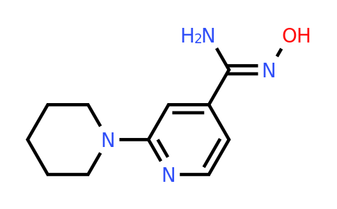 CAS 939999-46-9 | N'-Hydroxy-2-(piperidin-1-yl)pyridine-4-carboximidamide