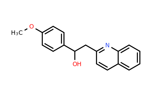 CAS 94004-77-0 | 1-(4-Methoxyphenyl)-2-(quinolin-2-yl)ethanol