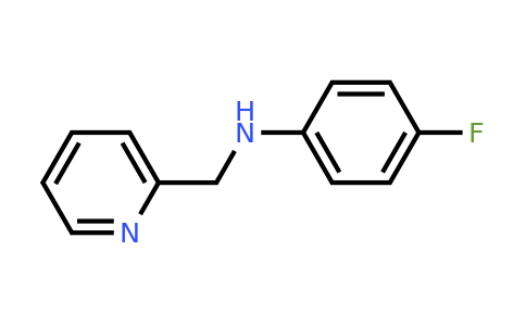 CAS 940365-99-1 | 4-Fluoro-N-(pyridin-2-ylmethyl)aniline