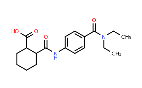 CAS 940467-01-6 | 2-((4-(Diethylcarbamoyl)phenyl)carbamoyl)cyclohexanecarboxylic acid