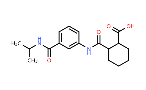 CAS 940495-04-5 | 2-((3-(Isopropylcarbamoyl)phenyl)carbamoyl)cyclohexanecarboxylic acid