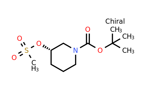 CAS 940890-90-4 | (S)-tert-Butyl 3-(methylsulfonyloxy)piperidine-1-carboxylate