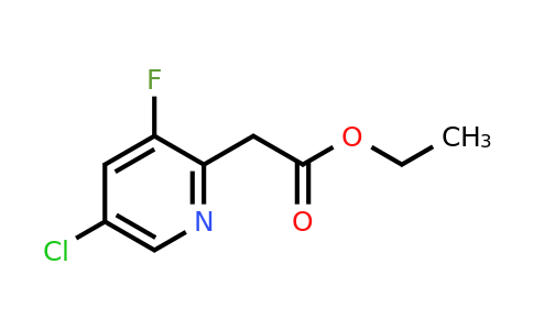 CAS 940933-36-8 | Ethyl 2-(5-chloro-3-fluoropyridin-2-YL)acetate
