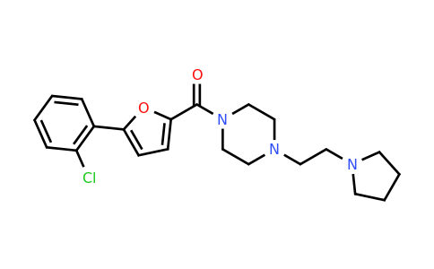 CAS 941047-27-4 | 1-[5-(2-chlorophenyl)furan-2-carbonyl]-4-[2-(pyrrolidin-1-yl)ethyl]piperazine