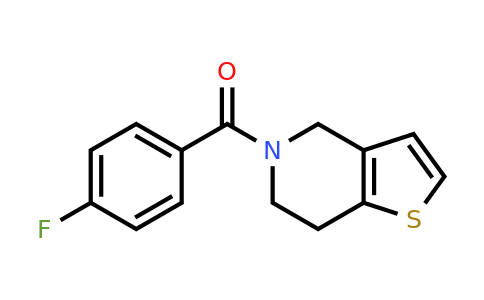 CAS 941167-85-7 | 5-(4-fluorobenzoyl)-4H,5H,6H,7H-thieno[3,2-c]pyridine
