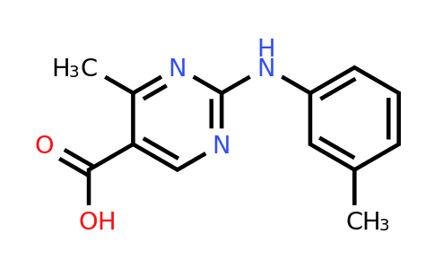 CAS 941236-36-8 | 4-Methyl-2-(m-tolylamino)pyrimidine-5-carboxylic acid
