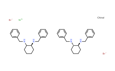CAS 941321-22-8 | (3as,3'as,7as)-1,1',3,3'-Tetrabenzyl-2,2-dibromo-3a,3'a,4,4',5,5',6,6',7,7',7a,7'a-dodecahydro-2,2'-spirobi[cyclohexa[d]1,3-diaza-2-nickelacyclopentane]