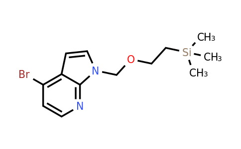 CAS 941685-08-1 | 4-bromo-1-{[2-(trimethylsilyl)ethoxy]methyl}-1H-pyrrolo[2,3-b]pyridine