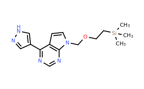CAS 941685-27-4 | 4-(1H-Pyrazol-4-yl)-7-((2-(trimethylsilyl)ethoxy)-methyl)-7H-pyrrolo[2,3-d]pyrimidine
