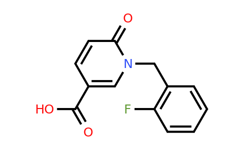 CAS 941869-22-3 | 1-(2-Fluorobenzyl)-6-oxo-1,6-dihydropyridine-3-carboxylic acid