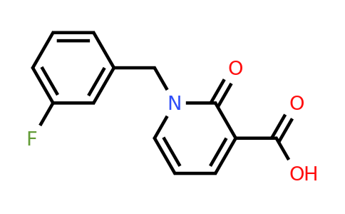 CAS 941869-24-5 | 1-(3-Fluorobenzyl)-2-oxo-1,2-dihydropyridine-3-carboxylic acid