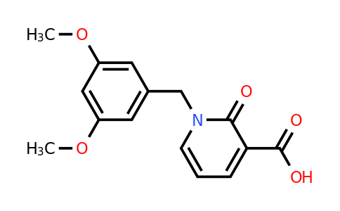 CAS 941869-34-7 | 1-(3,5-Dimethoxybenzyl)-2-oxo-1,2-dihydropyridine-3-carboxylic acid