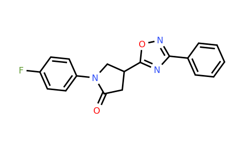 CAS 941997-60-0 | 1-(4-fluorophenyl)-4-(3-phenyl-1,2,4-oxadiazol-5-yl)pyrrolidin-2-one