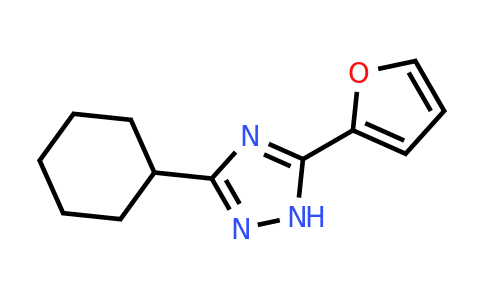 CAS 942025-96-9 | 3-cyclohexyl-5-(furan-2-yl)-1H-1,2,4-triazole