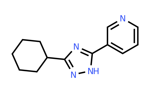 CAS 942025-97-0 | 3-(3-cyclohexyl-1H-1,2,4-triazol-5-yl)pyridine