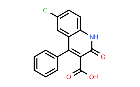 CAS 94205-21-7 | 6-Chloro-2-oxo-4-phenyl-1H-quinoline-3-carboxylic acid