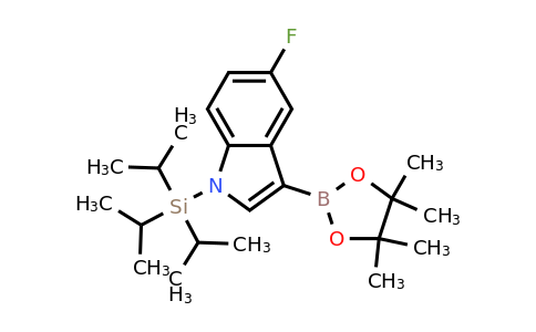 CAS 942137-63-5 | 5-Fluoro-3-(4,4,5,5-tetramethyl-1,3,2-dioxaborolan-2-YL)-1-(triisopropylsilyl)-1H-indole