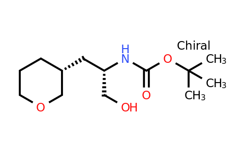 CAS 942144-43-6 | tert-Butyl ((S)-1-hydroxy-3-((R)-tetrahydro-2H-pyran-3-yl)propan-2-yl)carbamate