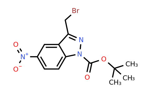 CAS 942189-50-6 | 1H-Indazole-1-carboxylic acid, 3-(bromomethyl)-5-nitro-, 1,1-dimethylethyl ester