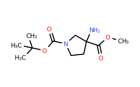 CAS 942190-47-8 | 1-tert-butyl 3-methyl 3-aminopyrrolidine-1,3-dicarboxylate