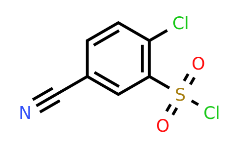 CAS 942199-56-6 | 2-chloro-5-cyanobenzene-1-sulfonyl chloride