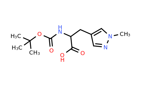 CAS 942317-54-6 | 2-{[(tert-butoxy)carbonyl]amino}-3-(1-methyl-1H-pyrazol-4-yl)propanoic acid