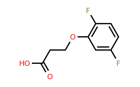 CAS 942485-40-7 | 3-(2,5-difluorophenoxy)propanoic acid