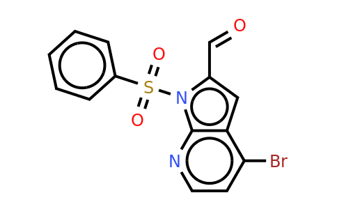 CAS 942920-59-4 | 4-Bromo-1-phenylsulfonyl-7-azaindole-2-carboxyaldehyde