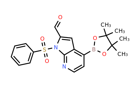 CAS 942920-60-7 | 1-(phenylsulfonyl)-4-(4,4,5,5-tetramethyl-1,3,2-dioxaborolan-2-yl)-1H-pyrrolo[2,3-b]pyridine-2-carboxaldehyde