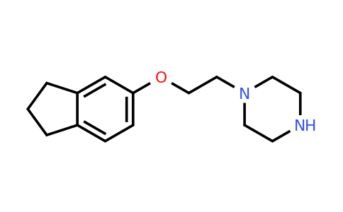 CAS 943119-67-3 | 1-[2-(2,3-Dihydro-1H-inden-5-yloxy)ethyl]piperazine