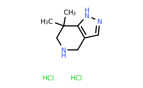 CAS 943145-91-3 | 7,7-dimethyl-1H,4H,5H,6H,7H-pyrazolo[4,3-c]pyridine dihydrochloride