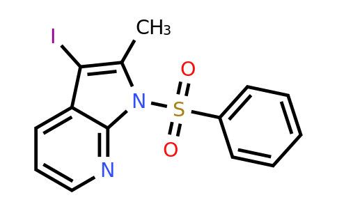 CAS 943324-07-0 | 1H-Pyrrolo[2,3-B]pyridine, 3-iodo-2-methyl-1-(phenylsulfonyl)-